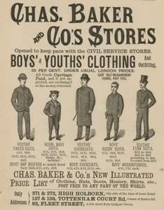Mainos Chas Baker & Cos Storesista tekijältä English School
