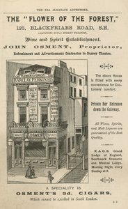 Mainos Metsän kukkalle, 123 Blackfriars Road, Lontoo tekijältä English School