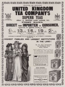 Advertisement, Iso-Britannia Tea Company (kaiverrus) tekijältä English School