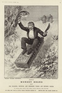 Mainos Brookes Monkey Brand -saippualle