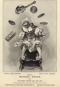 Mainos Brookes Monkey Brand -saippualle