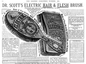 Mainos Dr Scotts Electric Hair and Flesh Brushista