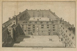 Ilmakuva Bridewell Palacesta tekijältä English School