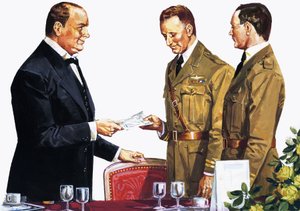 Alcock und Brown saa palkinnon Winston Churchillilta tekijältä English School
