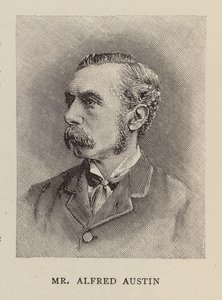 Alfred Austin, englantilainen runoilija (kaiverrus) tekijältä English School