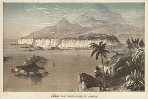Ambas Bay, Afrikan länsirannikko (värillinen kaiverrus) tekijältä English School