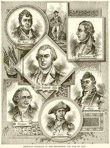 Yhdysvaltain vallankumouksen ja sodan kenraalit 1812 tekijältä English School
