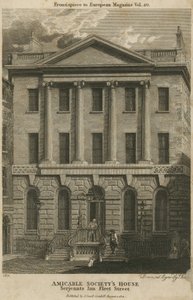 Amicable Societys House, Serjeants Inn, Fleet Street, Lontoo tekijältä English School
