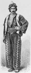 Armenialainen, teoksesta "Ihmiskunnan historia", osa III, professori Friedrich Ratzel, 1898. tekijältä English School