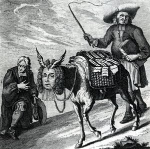 Aasi täynnä kirkon etuja, 1737 tekijältä English School