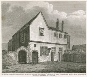 Muinainen rakennelma, joka on nimetty eri asiakirjoissa King Johns Palace tekijältä English School