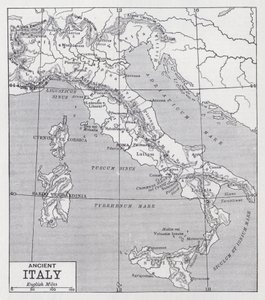 Muinainen Italia (litho) tekijältä English School