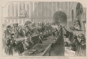 Muinainen kansalaishallintotapa Pyhän Mikaelin peilissä, Court of Chequerissä, Westminsterissä tekijältä English School