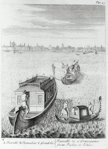 Lähestymme Venetsiaa veden varrella Padovasta, joistakin havainnoista, jotka tehtiin Edward Wrightin matkustaessa Ranskan, Italian jne. vuosina 1720-22, julkaistu 1730 tekijältä English School