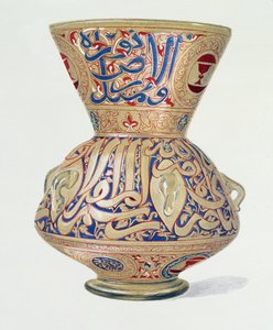 Arab-lamppu, levy VIII 1800-luvun lopun lasitavarakuvioiden albumista