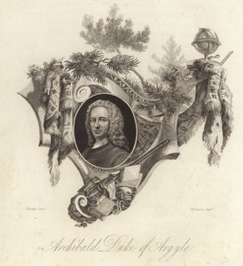 Archibald Campbell, Argyllin kolmas herttua, skotlantilainen poliitikko, asianajaja ja sotilas (kaiverrus) tekijältä English School