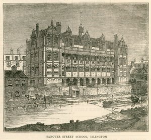 London School Boardin arkkitehtuuri: Hanover Street School, Islington, Lontoo tekijältä English School