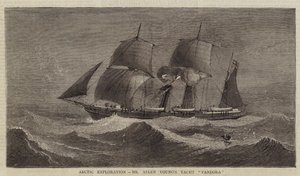 Arctic Exploration, herra Allen Youngin jahti "Pandora" (kaiverrus) tekijältä English School