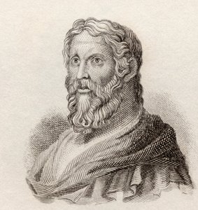 Aristophanes, c. 446 - c. 386 eaa. Muinaisen Kreikan sarjakuvakirjailija Crabb