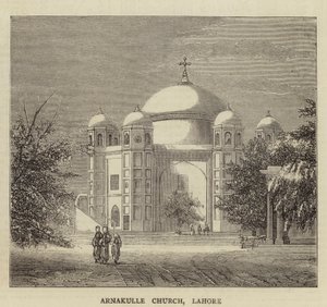 Arnakullen kirkko, Lahore (kaiverrus) tekijältä English School