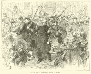 Napoleonististen vakoojien pidätys Pariisissa lokakuussa 1870 tekijältä English School