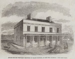 Turvapaikka hullujen sotilaiden väliaikaista vastaanottoa varten, Fort Pitt, Chatham tekijältä English School