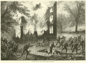 Hyökkäys Ranskan edistyneeseen asemaan, lokakuu 1870 tekijältä English School