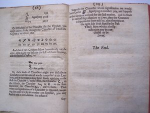 BT3.206.24 Sivuja uuden täydellisen kielen kehystystä varten luodusta (tai tarkoitetusta) perustasta: ja Francis Lodowyckin yleismaailmallinen tai yleinen kirjoitus, julkaistu Lontoossa, 1652 tekijältä English School