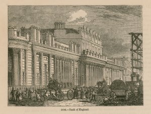 Bank of England, Sir John Soanes South Front, 1823 tekijältä English School
