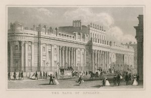 Bank of England, Sir John Soanes South Front, 1823 tekijältä English School