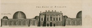 Bank of England, West Wing lisäsi Sir Robert Taylor, 1783 tekijältä English School