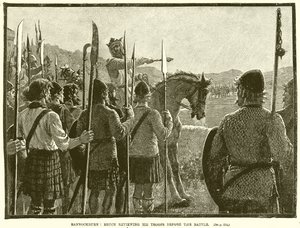 Bannockburn: Bruce arvioi joukkojaan ennen taistelua