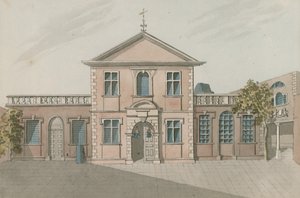Barber Surgeons Hall, Monkwell Street, Lontoo (wc paperilla) tekijältä English School