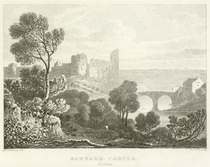 Barnard Castle, Durham (kaiverrus) tekijältä English School
