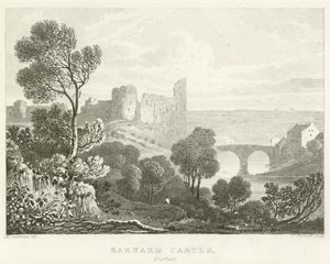 Barnard Castle, Durham (kaiverrus) tekijältä English School