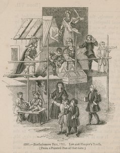 Bartolomeuksen messut, 1721; Lee ja Harpers Booth tekijältä English School