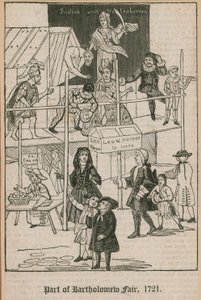 Bartolomeuksen messut, 1721; Lee ja Harpers Booth tekijältä English School