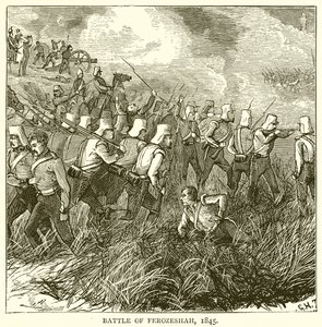 Ferozeshan taistelu, 1845