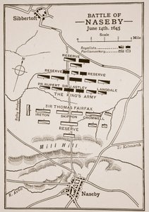 Nasebyn taistelu 14. kesäkuuta 1645 tekijältä English School