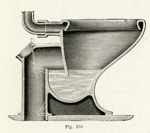 Baziers Patent Direct-Action Closet, 1870 tekijältä English School