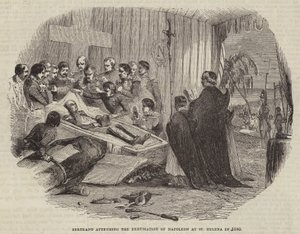 Bertrand osallistui Napoleonin kaivaukseen St Helenassa vuonna 1840 tekijältä English School