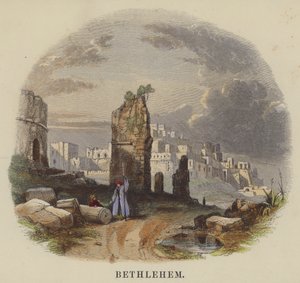 Betlehem (värillinen kaiverrus) tekijältä English School