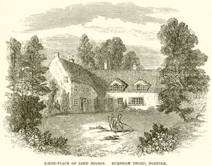 Lord Nelsonin syntymäpaikka. Burnham Thorp, Norfolk tekijältä English School