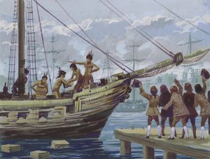 Boston Tea Party (guassi paperilla) tekijältä English School