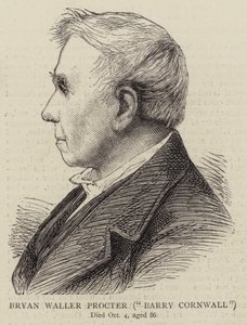 Bryan Waller Procter, "Barry Cornwall" (kaiverrus) (kaiverrus) tekijältä English School