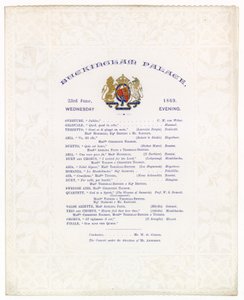 Buckinghamin palatsin konsertti, 23. kesäkuuta 1869 tekijältä English School