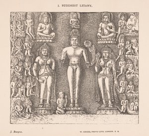 Buddhalainen litania, James Fergussonin ja J. Burgessin Intian luolatemppeleistä tekijältä English School