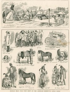 Buffalo Bills Wild West Show American Exhibitionissa, Earls Court, Lontoo tekijältä English School