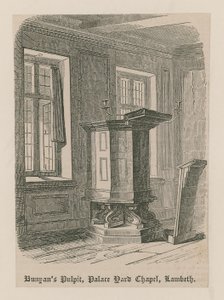 Bunyans Pulpit, Palace Yard Chapel, Lambeth tekijältä English School