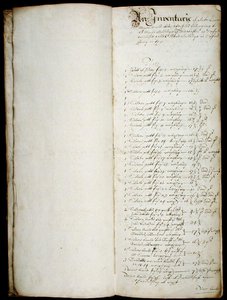 Bursarin pitkä kirja, alkaen 1655 (kynä ja muste paperille) tekijältä English School